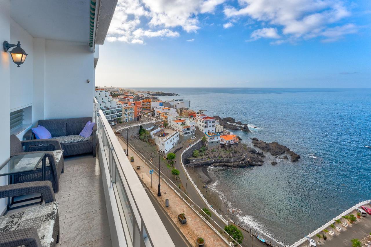 Incredible Sea & Mountain View Aircon Front Line Of Atlantic Ocean Apartman Puerto de Santiago  Kültér fotó