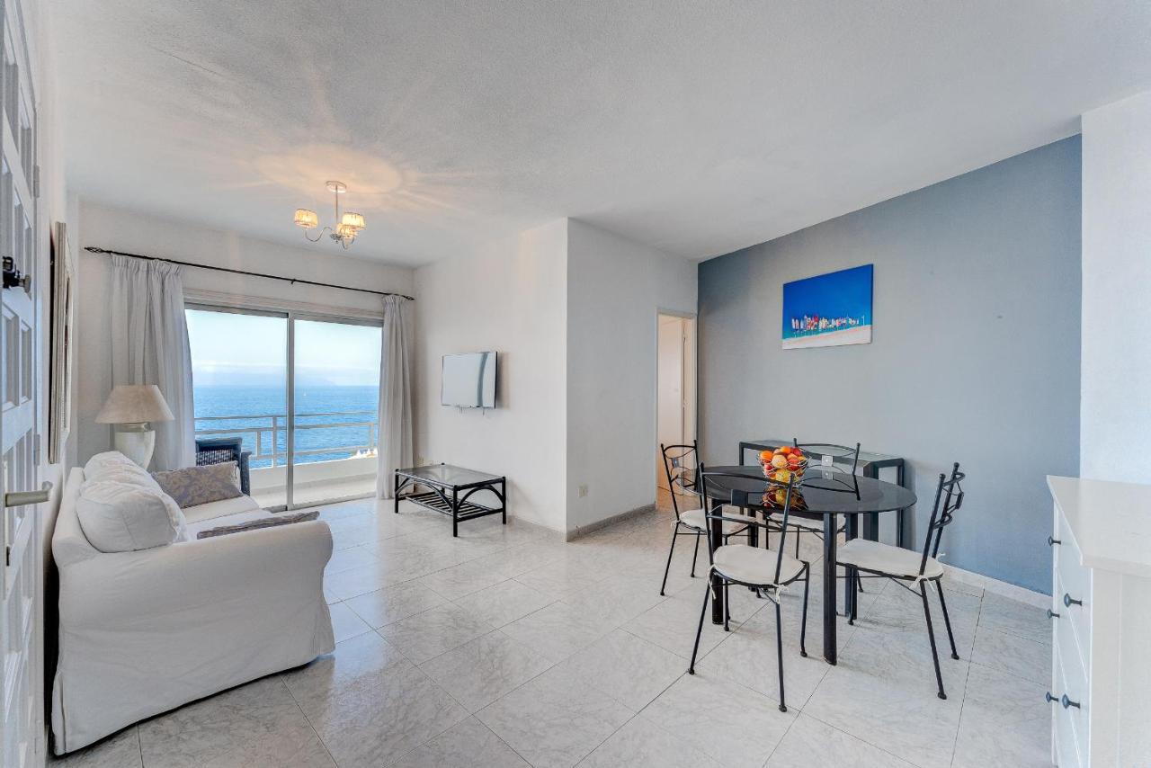 Incredible Sea & Mountain View Aircon Front Line Of Atlantic Ocean Apartman Puerto de Santiago  Kültér fotó